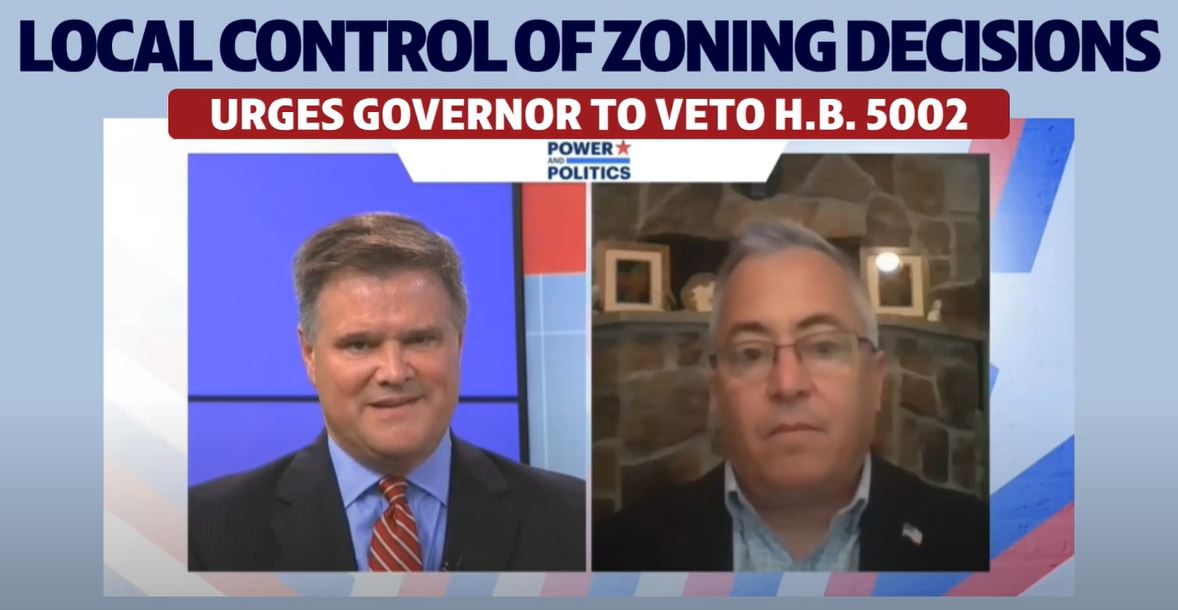 Candelora Talks Zoning, Housing & More on News 12