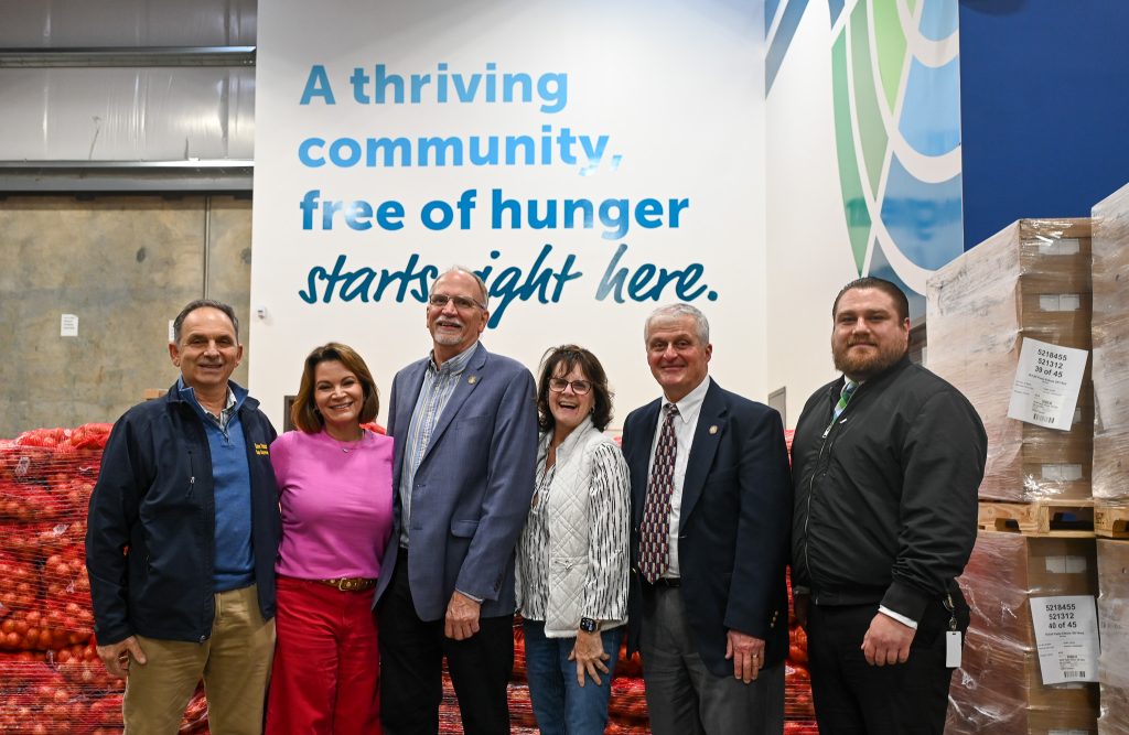 State Rep. Joe Hoxha Tours Connecticut Foodshare Facility in Wallingford